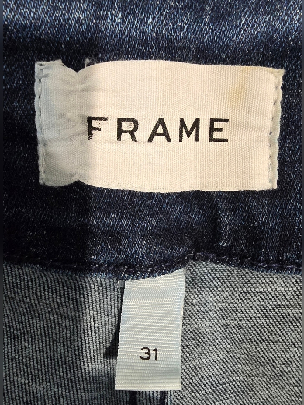 Frame Triple Binding High Waisted Wide Leg Jeans Size 31 - Picture 7 of 8